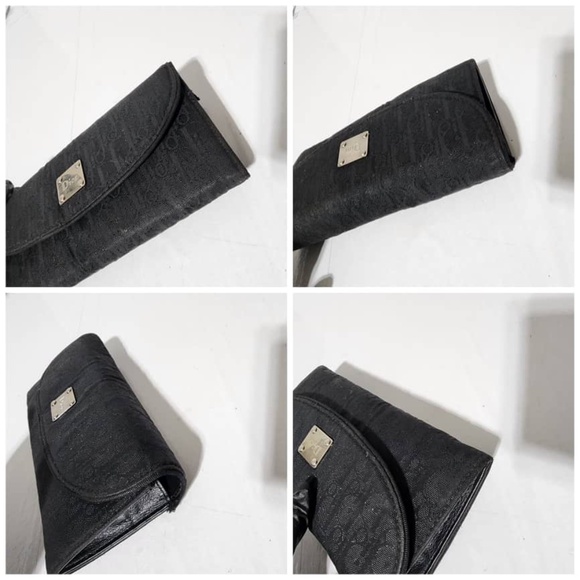 Authentic Dior Oblique Monogram Canvas Continental Wallet - Picture 12 of 13